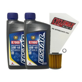 Cyclemax Semi-Synthetic Oil Change Kit fits 2005-2025 Suzuki RM Z450 K5-K6-K7