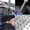 HARSKIYER 5/8"-24 UNEF Tap and Die Set, HSS Machine Thread