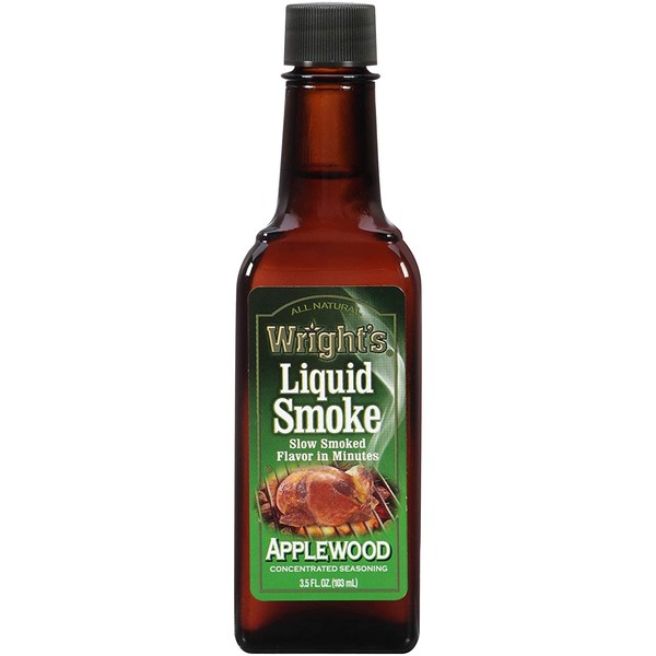 Wrights Seasoning Applewood Liquid Smoke, 3.5 oz