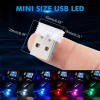 Unbranded 6x Mini RGB LED USB Car Interior Light Neon