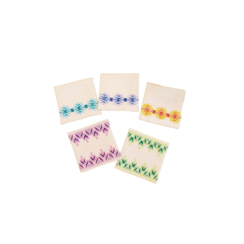 オリムパス製絲(Olympus Thread) スウェーデンししゅうキット/コースター・SW-15