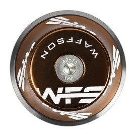 WFS HY877 1-1/8" to 1-1/2" Tapered Integrated Headset Set for Tapered Head Tubes - CNC Aluminum Alloy, Threadless, Sealed Bearings for Mountain Bike, City, Road Bikes, MTB & BMX, Gold