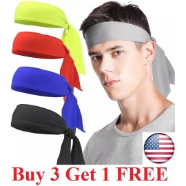 speedway Sweatband Motorcycle  Exercise Headband Durag Head Wrap Workout Head Wrist - Purple