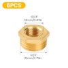 YEAUPE PRO Brass Reducer G1/2 Inch to G1/4 Inch (AG