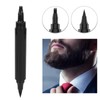 Beard Pencil Filler, Long Lasting Black Double Headed Barber Styling
