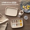 SAMiGO Baby Food Fruit Feeder and Breastmilk Popsicle Mold Set,