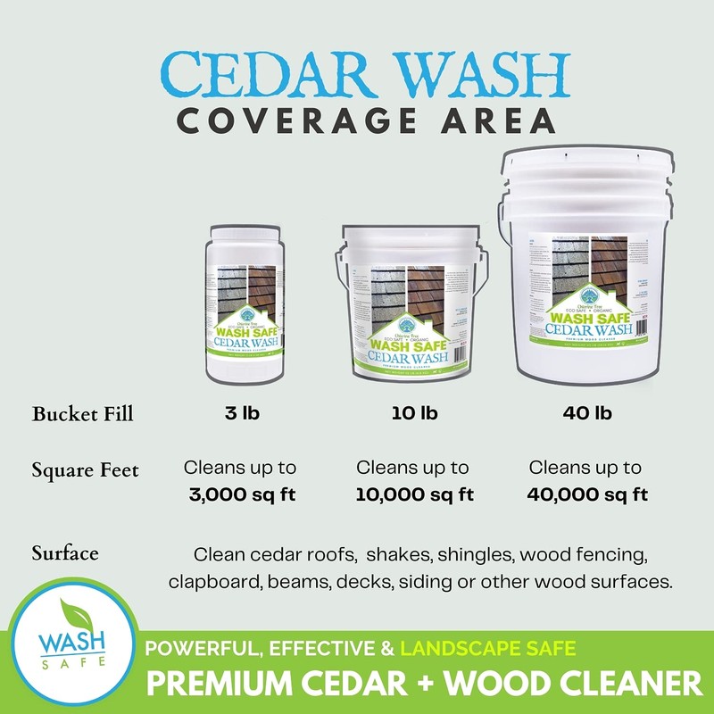 Wash Safe™ CEDAR WASH | Eco-Safe and Organic Wood Cleaner