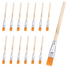 Paint Brush Set for Art, 14 Pcs Nylon Paintbrushes Flat small Paint Brushes for Watercolor Artist Brushes for Kids Art Painters Students