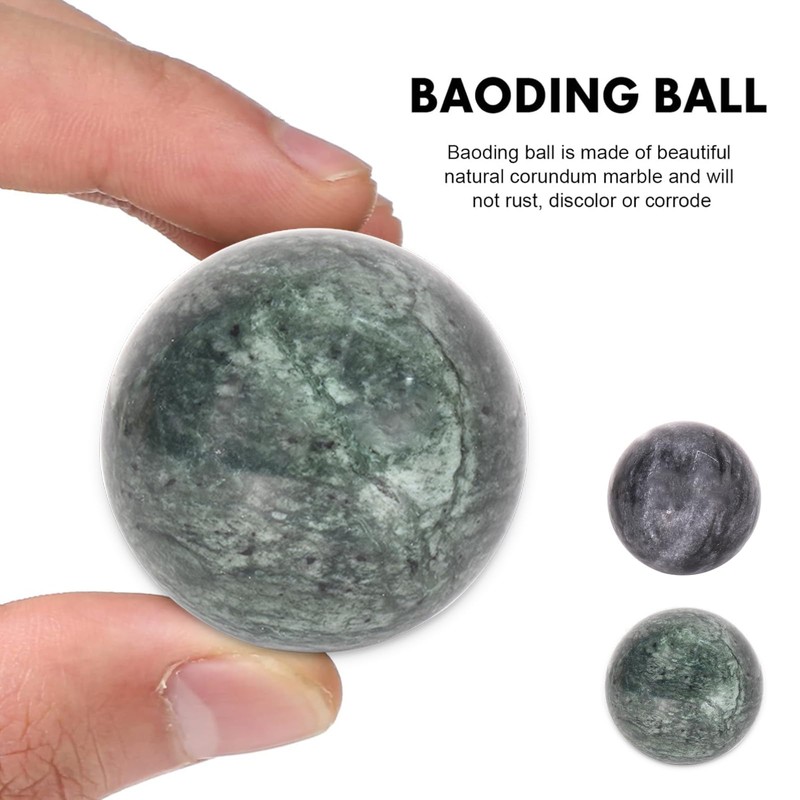 Baoding Balls 4 Pieces Jade Baoding Massage Balls Balls Chinese