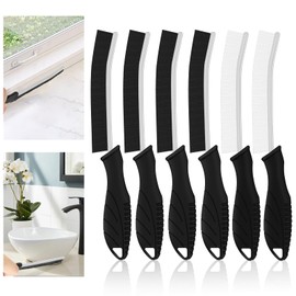 6PCS Crevice Cleaning Brush & Grout Brush Set – Efficient Multipurpose Cleaning Tools for Bathroom, Shower, Kitchen, Window Tracks & More