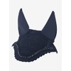 Diamante Acoustic Ear Bonnet Navy Medium