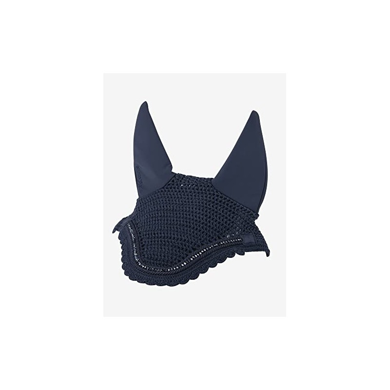 Diamante Acoustic Ear Bonnet Navy Medium