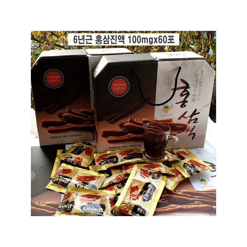 홍삼만넣고 달인 프리미엄 대현네 홍삼진액100mgx60포 Premium Daehyun Red Ginseng Extract