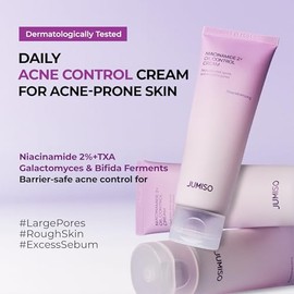 JUMISO Niacinamide 2 Oil Control Cream, Crema de Control de Aceite con Niacinamida 2, Pore Minimizing, para Piel Propensa al Acn                      