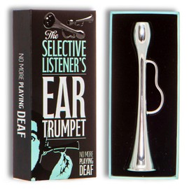 Boxer Gifts Old Age Gag Gifts for Men & Women - Selective Listeners Ear Trumpet - Funny Joke Gifts for Husband - Silly Stocking Stuffers