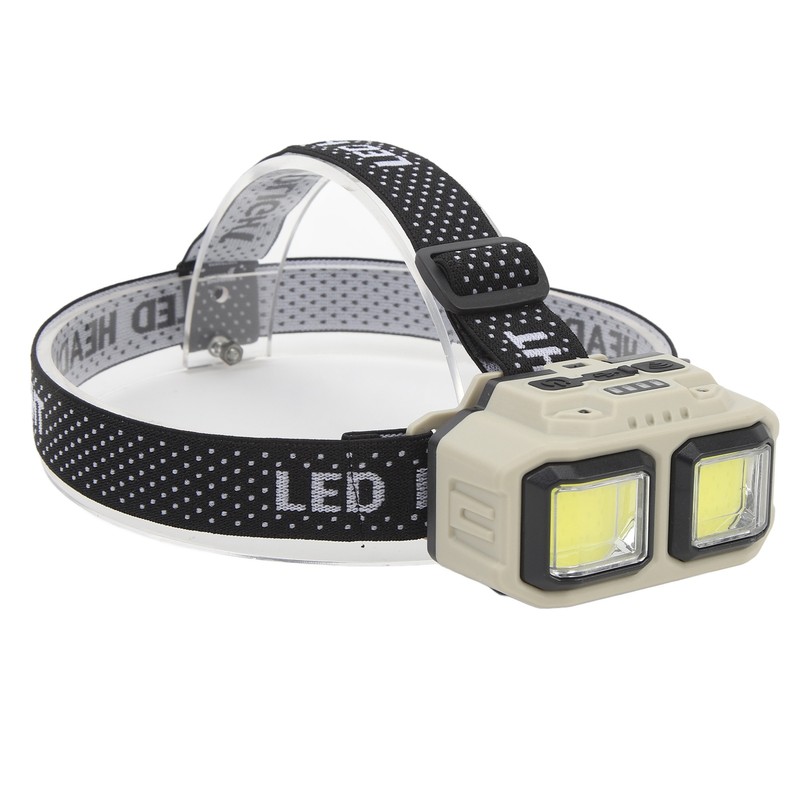 Rechargeable LED Headlamp Motion Sensor USB Charging Multifunction COB Headlamp
