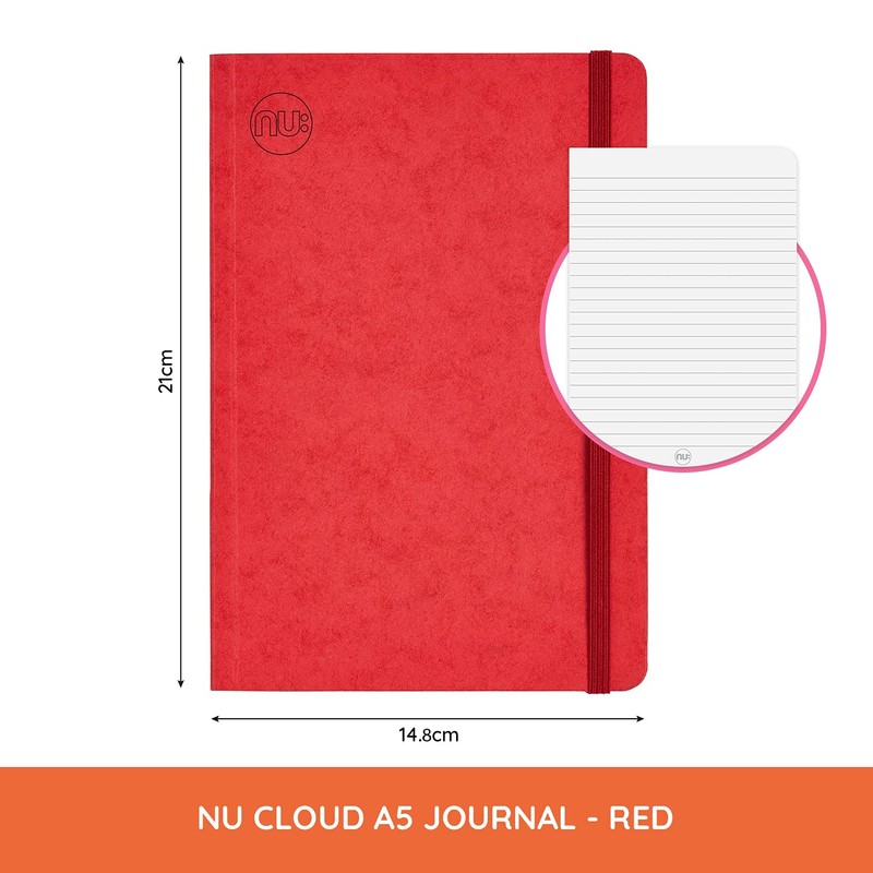 nu: Notebooks - Craze Cloud Range - A5 Journal -
