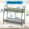 SPISPI Spice Rack Organizer for Cabinet, Bathroom Organizer Countertop, Bathroom