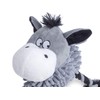 Petface Farmyard Buddies Noodle Donkey Plush Dog Toy