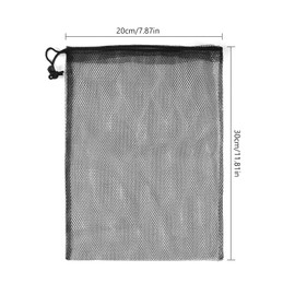 Large Mesh Drawstring Bag, Net Beach Tote Bag, Drawstring Organizer Storage Mesh Bags for Swimming Beach Pool Sand ToysEquipment Childrens Kids Bags with Drawstring Y7STCSD (30 * 20)