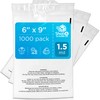 Shop4Mailers 6 x 9 Clear Plastic Flat Poly Bags with