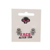 Zac's Alter Ego Alternative Jewellery Silver Hamsa Stud Earrings with