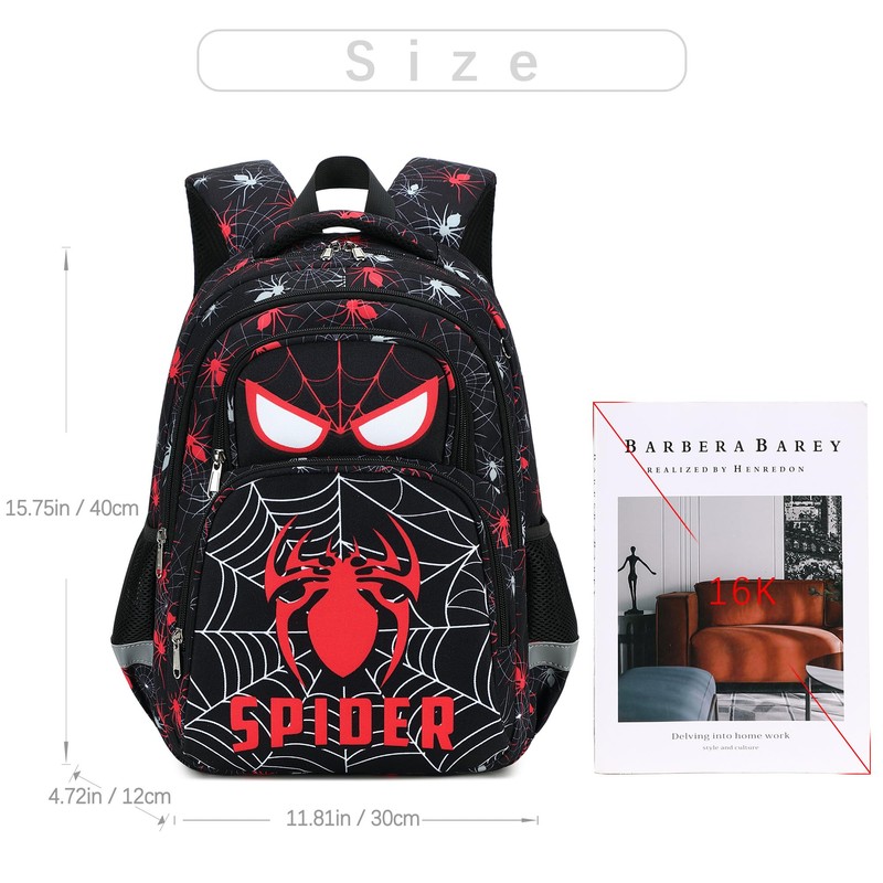 abshoo Cute Spider School Backpack For Boys Elementary Kindergarten Kids