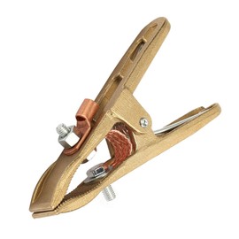 260/300/500A Brass A-shape Ground Welding Earth Clamp Welder Earth Ground Cable Copper Grip Clip Clamp for Welding Machine (500A)