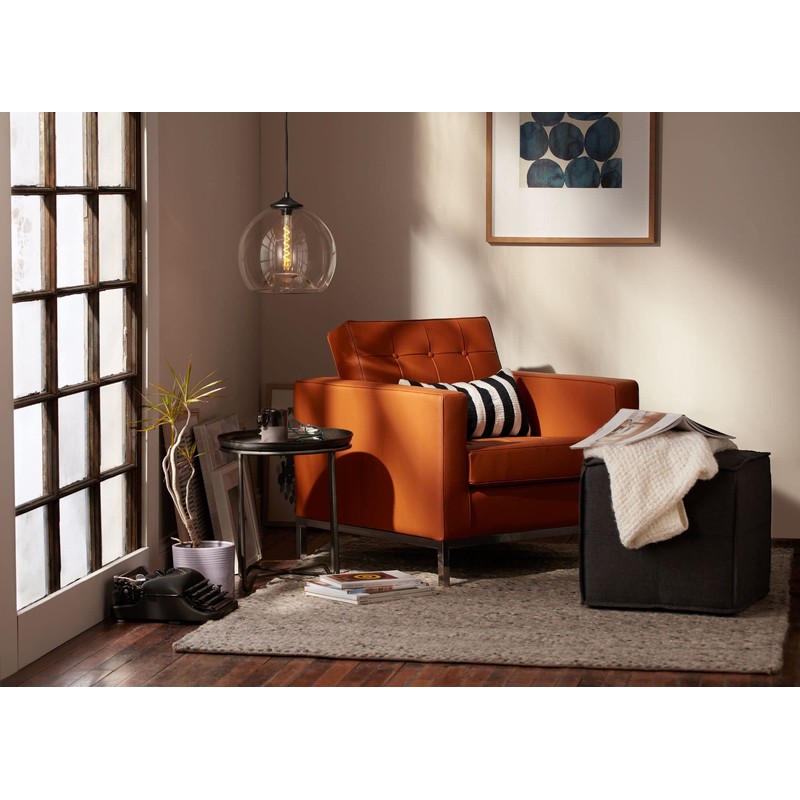 GE Vintage Style LED Light Bulb, 40 Watt, Clear Finish,