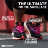 Caterpy RUN - Ultimate Elastic No-Tie Shoelaces | Custom Fit,