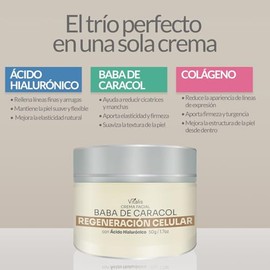 Kit Facial Antiedad con Vitamina C, Baba de Caracol y cido Hialurnico  Reafirma, Hidrata y Aclara Manchas  Suero  Crema Da y Noche  Todo Tipo de Piel 