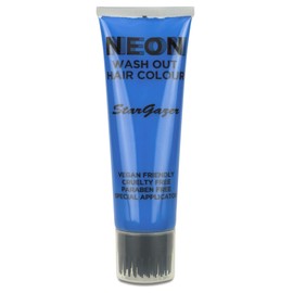 Stargazer Neon UV-Reactive Wash Out Hair Colour, Super Vibrant Colour, Blue