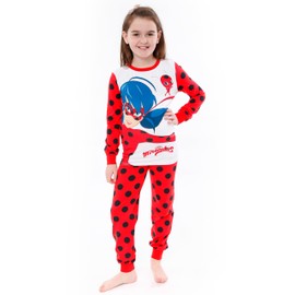 Miraculous Ladybug Girls Ladybug Pyjamas - Snuggle Fit - Age, 5-6 Years, Multicoloured
