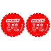 Diablo D0724P 7-1/4-Inch 24 Tooth ATB Carbide Framing Saw Blade