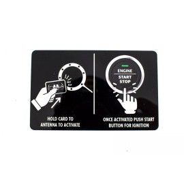 HRG RFID CARD KEY RFID 125 KHz AMERICAN MUSCLE CAR MUSTANG/CAMARO