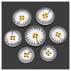 10Pcs Resin Buttons Vibrant Daisy Design for Sewing and DIY