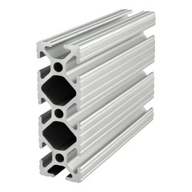 8020, 1030, 10 Series 1 Inch x 3 Inch T-Slotted Aluminum Extrusion DIY Extruded Linear Slot Bar Rail 80/20 (Clear Anodize, 8" Long)