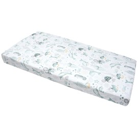 Medi Partners Fitted Sheet 60 x 120 cm 100% Cotton Baby Bed Linen Baby Mattress Sleeping Bag Cot Bed (Ocean)