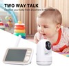 HD Baby Camera with Screen Pan Tilt Zoom 2 Way