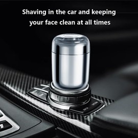 GOODADA Waterproof Electric Shaver - Rechargeable Wet/Dry Shaving System Trimmer for Men (Orange)