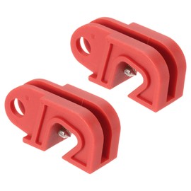 sourcing map 2pcs Circuit Breaker Lockout Industrial Grade Miniature Loto Device Large Breaker Switch for Electrical Universal Single and Multi Pole Lockout