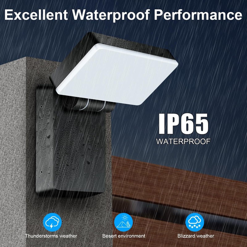 Juyace 60W Led Outdoor Wall Park Flood Light Modern Exterior