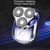 Triple Head Razor Electric Men's Mini Razor Full Body Wash