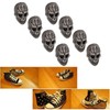 50sets Skull Rivets Single 25x16mm DIY Ghost Head Punk Style