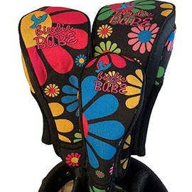 Birdie Babe Golf Club Head Covers Woodstock Flowered Ladies Set of 3