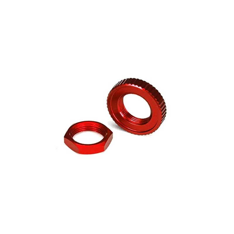 Traxxas 8345R Red-Anodized Aluminum Servo Saver Nuts