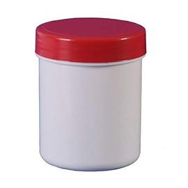 5 Ointment Kruken Ointment Jar Plastic Jars 60ml Cap Red + 1 Transparent Bag