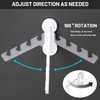 Wall Mounted Clothes Rack Clothes Hook Foldable Clothes Airer Wall