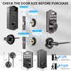 keyless Entry Door Lock deadbolt with Handle Set- Front Door
