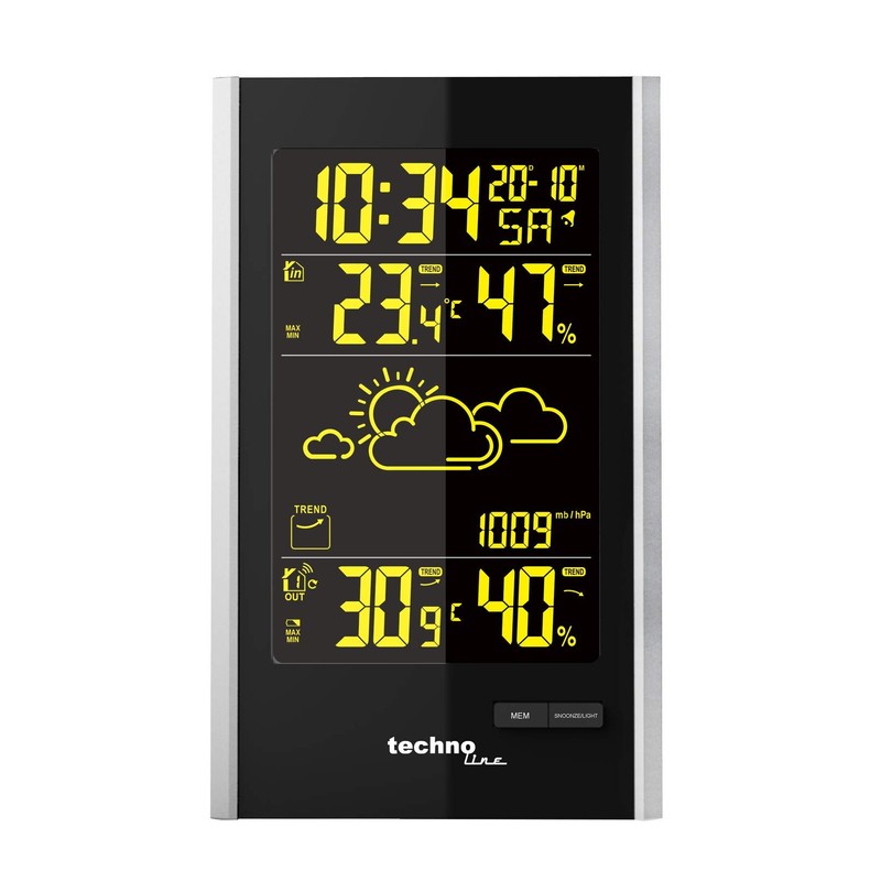 Technoline WS9060 with USB Connection for Charging Mobile Devices Weather